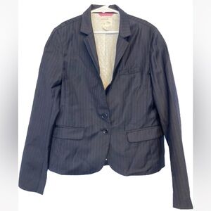 Crewcuts Boys Stretch Navy Pinstripe Blazer